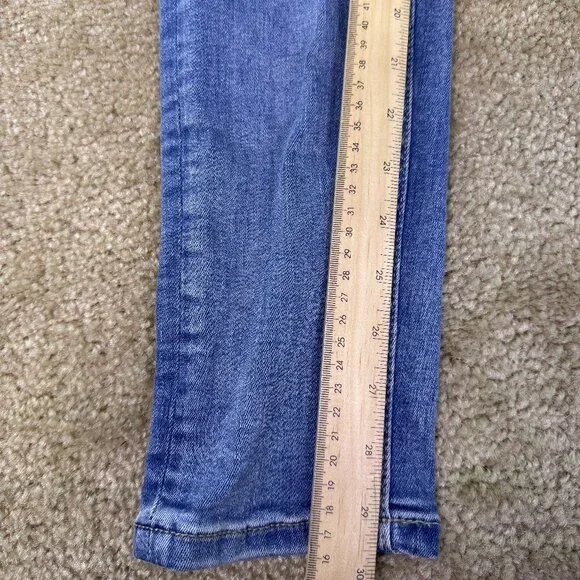 MNG Womens Skinny Jeans Jude Size 28 Blue Denim Mid Rise 28x29.5 E640 - Picture 11 of 13